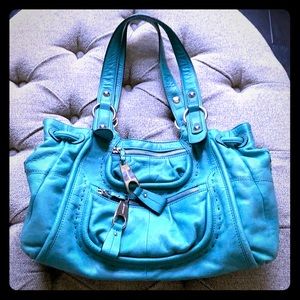 Teal b makowsky bag